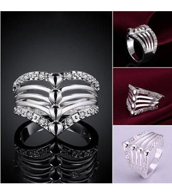 Picture of Ladies Finger Ring SS3042