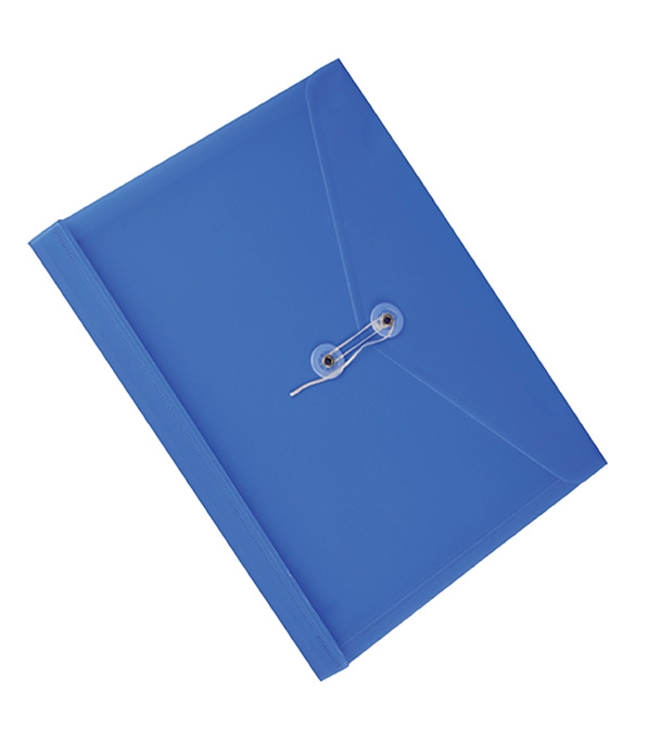Picture of Good Luck Document Bag Horizontal Blue