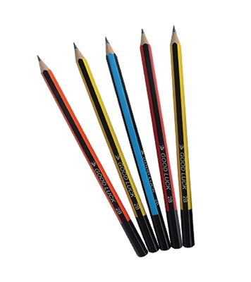 Picture of Good Luck Gold Pencil 2B 10 Pcs Pack