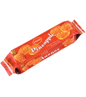 Buy PRAN Bs Pineapple Cream Biscuit 12pcs ctn Online