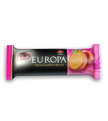 Picture of PRAN Bs Europa Strawberry cream biscuit