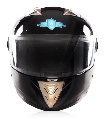 Picture of Safe Mate Black Large Motorcycle Helmet 2F 841