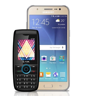 Picture of Samsung Galaxy J7 16GB Dual Sim + Free Lava Mobile KKT08 Plus