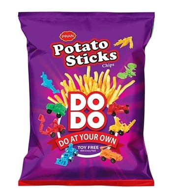 Buy PRAN Potato Sticks DODO Toy Series 35gm Online