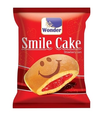Picture of PRAN Wonder Smile Cake Strawberry 35gm