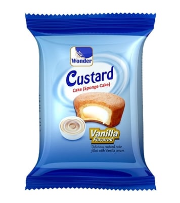 Buy PRAN Wonder Custard Cake Vanilla 25gm Online