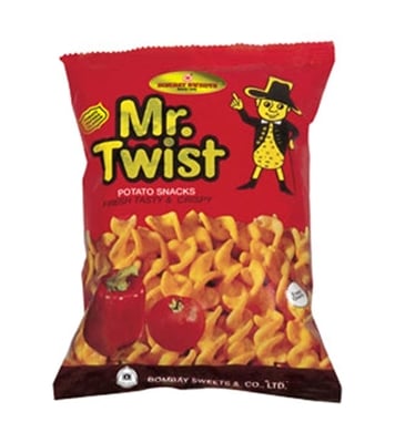 Buy Bombay Sweets Mr. Twist Chips 25gm Online