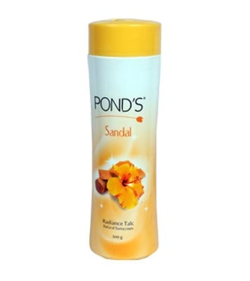 Buy Ponds Sandal Radiance Talc Powder 300gm Online at Best Price