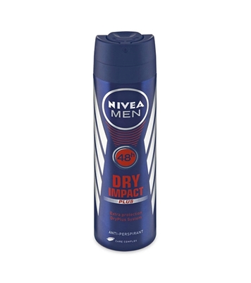 Buy Nivea Deo Dry Impact Spray Blue 150ml Online at Best Price
