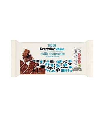Buy Tesco Milk Chocolate 100gm Online