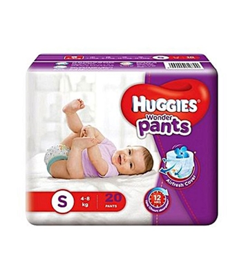 Buy Huggies Wonder Pants Small Size 20 pcs 4-8 kg Online