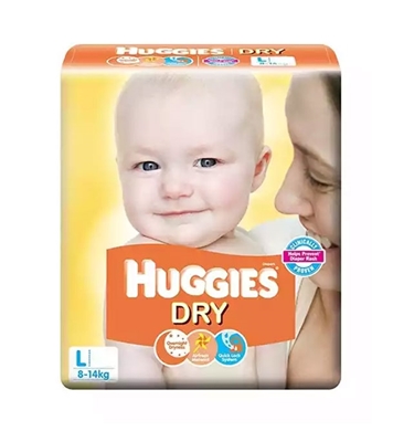 Buy Huggies Dry Large Size 5 pcs 8- 14 kg Online