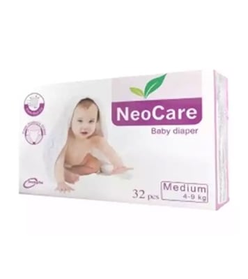 Buy Neocare Diapers Medium Size 32 pcs 4-9 kg Online