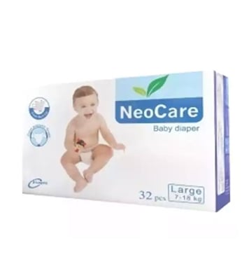 Buy Neocare Diapers Large Size 32 pcs 7-18 kg Online
