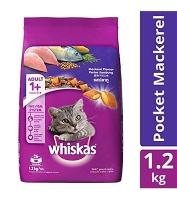 Buy WHISKAS MACKREL 1.2Kg Online