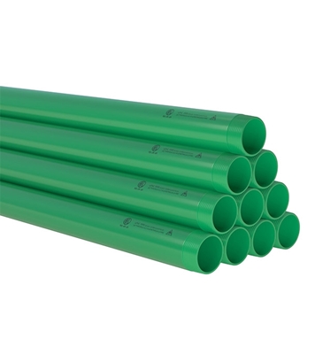 Picture of RFL UPVC Thread Pipe ½"X10' Thread (Green) 1 Piece