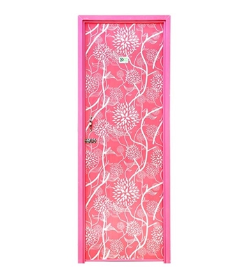 Picture of Eco Door Pink Kadam 7'x2.5' R-T/B