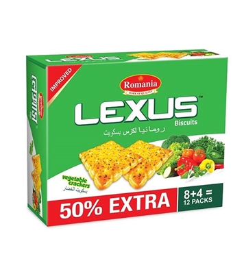 Buy romania-lexus-vegetable-crackers-240gm online