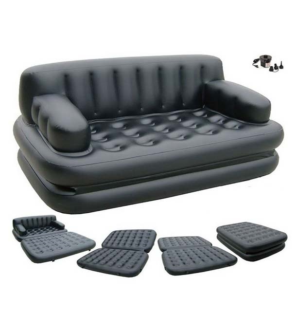 Brands Shopping Bd Double Air Sofa Bed Black 5 In 1 Othoba Com