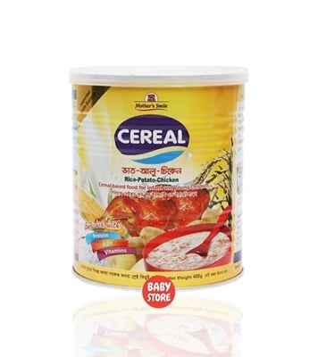 Buy mothers-smile-cereal-rice-potato-chicken-400gm online