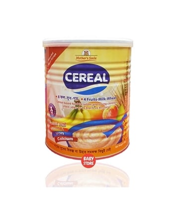 Buy Mothers Smile Cereal 4 Fruits 400gm Online