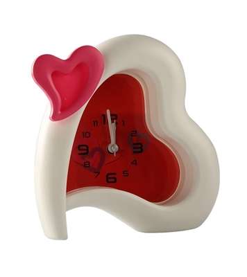 Buy Heart Table Clock Pink Online