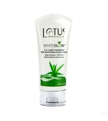 Picture of LOTUS White Glow 3 In 1 Facial Foam 100gm
