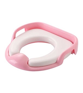Show details for Soft Padded Baby Potty Training Toilet (Chair, Seat, Step Stool) Toilet Training Seat Pink Soft Padded Baby Potty Training Toilet (Chair, Seat, Step Stool) Toilet Training Seat Pink