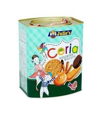 Buy Julies Ceria Assorted Biscuits Tin 530gm Online at Best Price