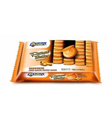 Buy Julies Peanut Butter Sandwich 135gm Online at Best Price
