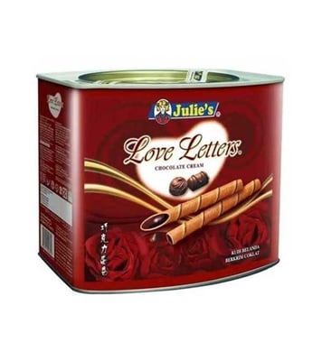 Buy Julies Love Letters Choco. Cream Tin 400gm Online at Best Price