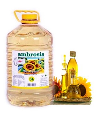 Buy Ambrosia Sunflower Oil 5 Liter Online at Best Price
