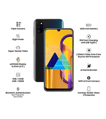 Buy Samsung M30s 6GB 128GB Black Online