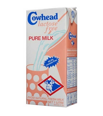 Buy Cowhead Lactose Free Pure Milk 1Ltr Online