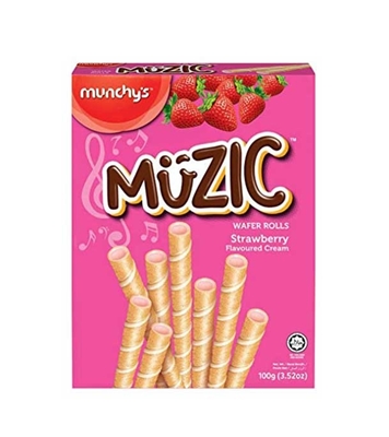 Buy munchys-muzic-strawberry-wafer-100-gm online