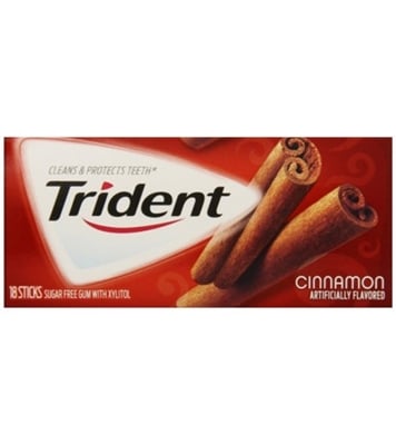 Buy Trident Gum Cinnamon 18 Stick USA online