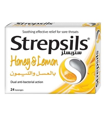 Buy strepsils-honey-lemon-24-pcs online