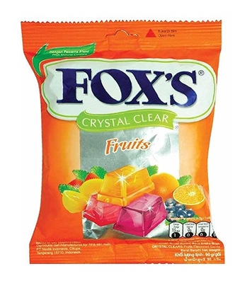 Buy Fox Candy Crystal Clear Fruit 90gm Online