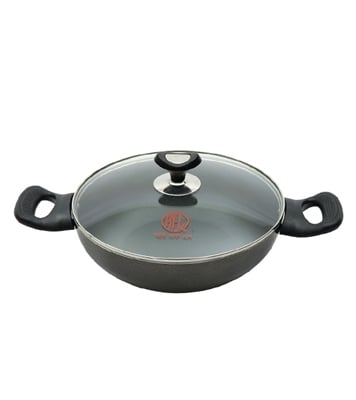 Picture of Topper Nonstick Glamour Deep Fry Pan with Lid (Black) 24 cm