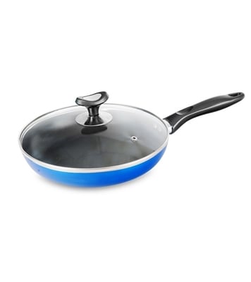 Picture of Topper Nonstick Elegant Fry Pan With Lid Blue 26 Cm