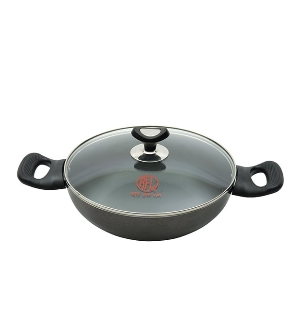 Picture of Topper Nonstick Karai With Lid Black 24 Cm