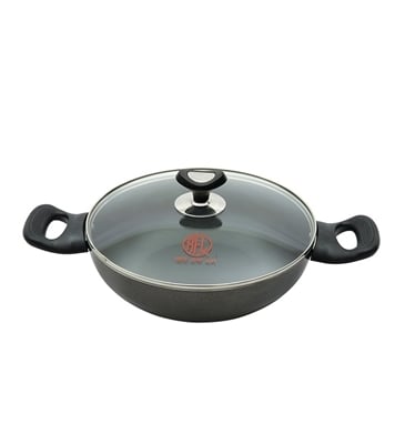Picture of Topper Nonstick Karai With Lid Black 24 Cm