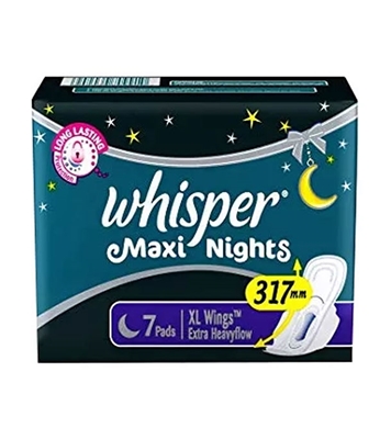 Buy Whisper Maxi 7pads Wings Night XL Online
