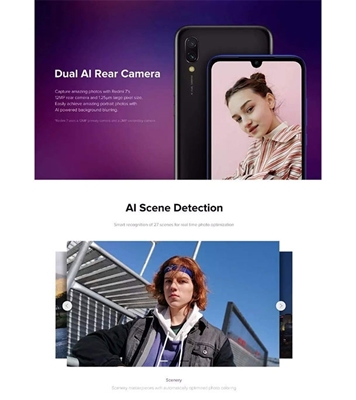 Buy Xiaomi Redmi 7 3GB 32GB RAM Blue Online