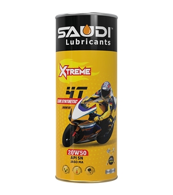 Buy Saudi Extreme 4T SAE 20W50 API SN JASO MA 1L TIN Online