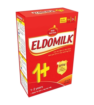 Buy Eldomilk 1+ Growing Up Milk Powder BIB After 1 years To 2 Years Old 350 gm Online at Best Price