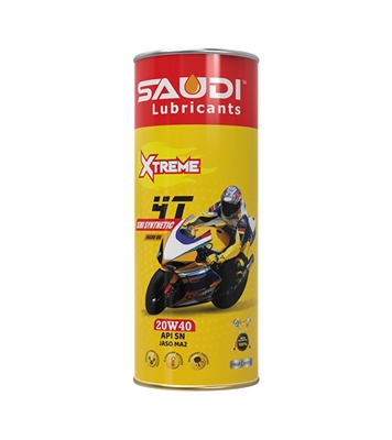 Buy Saudi Extreme 4T 20W40 API SN JASO MA2 TIN 1 LTR Online