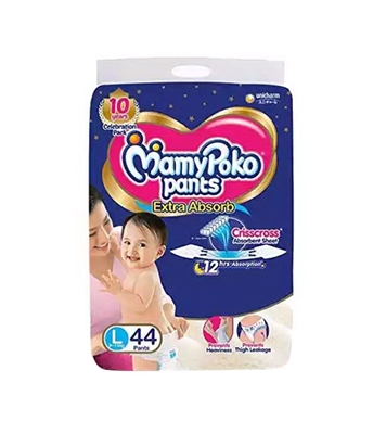 Buy Mamy Poko Pants L 44 Pcs Online