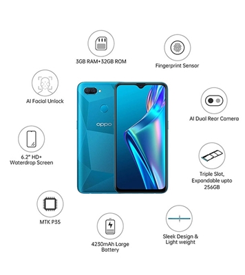 Buy OPPO A12 3GB 32GB Blue Online 