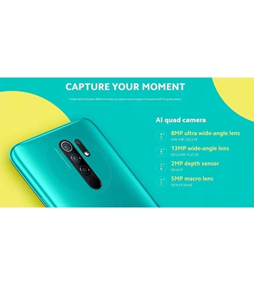 Buy Xiaomi Redmi 9 4GB 64GB Green Int. Version Online 